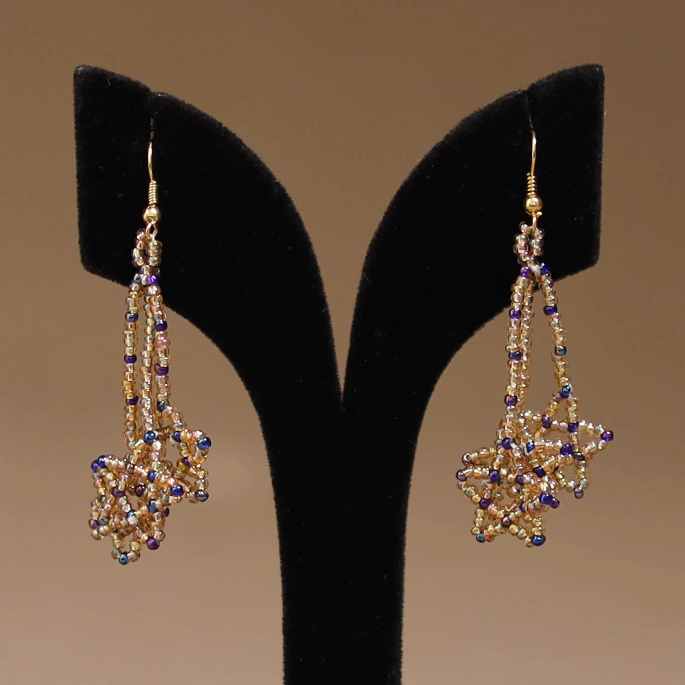 Yellow - Handmade Beadwork Earrings 72 sold by Itokri product image thumbnail 2