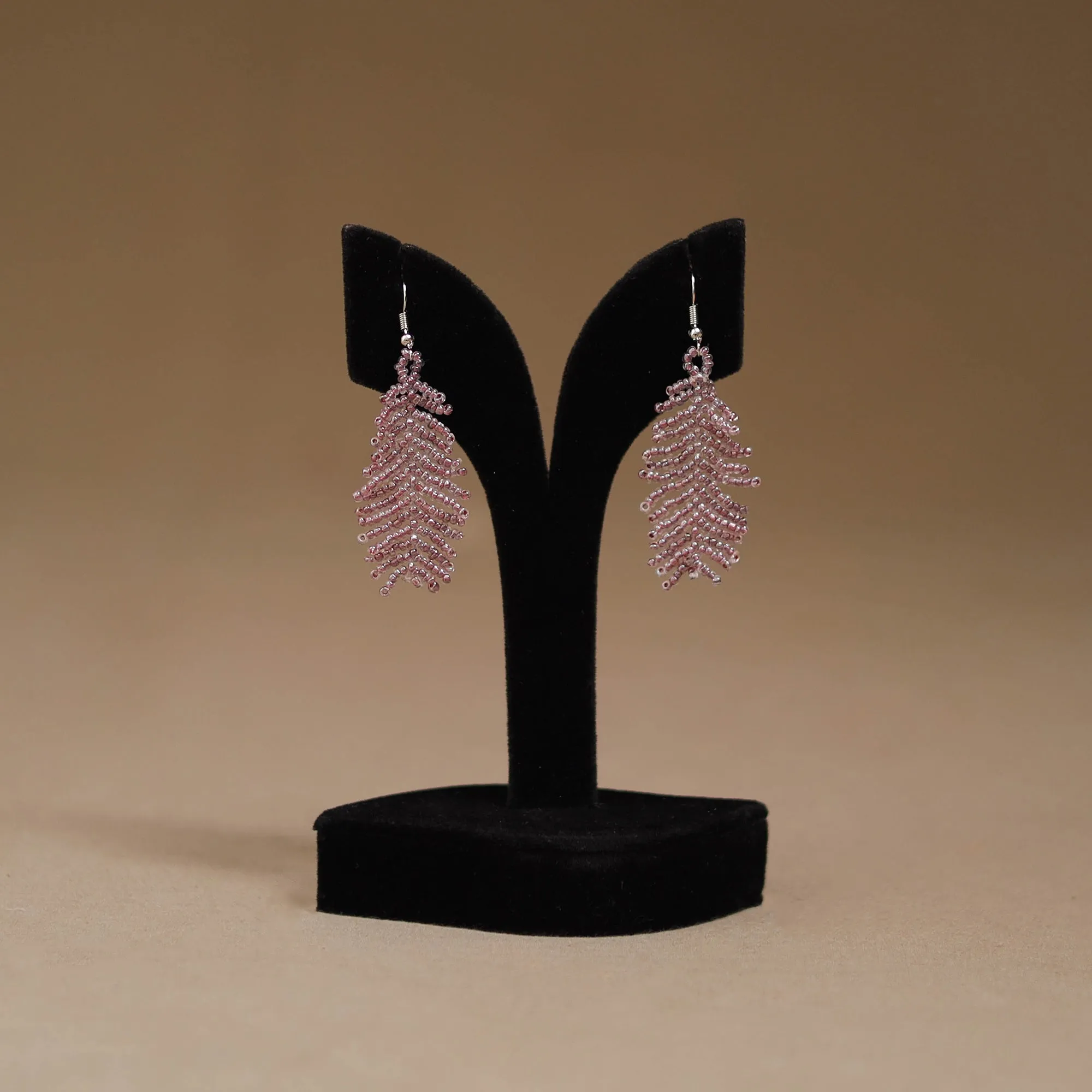 Purple - Handmade Beadwork Earrings 29 sold by Itokri