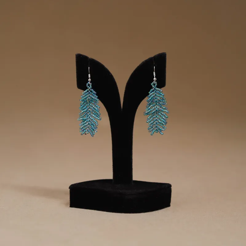 Blue - Handmade Beadwork Earrings 24 made by Itokri
