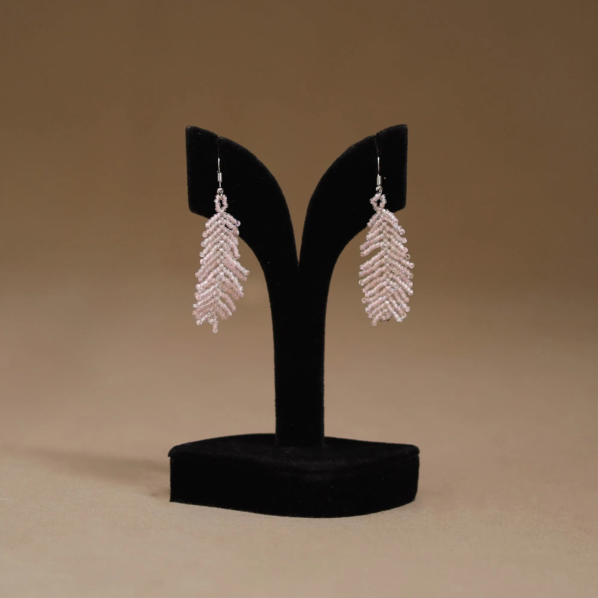 White - Handmade Beadwork Earrings 16 sold by Itokri