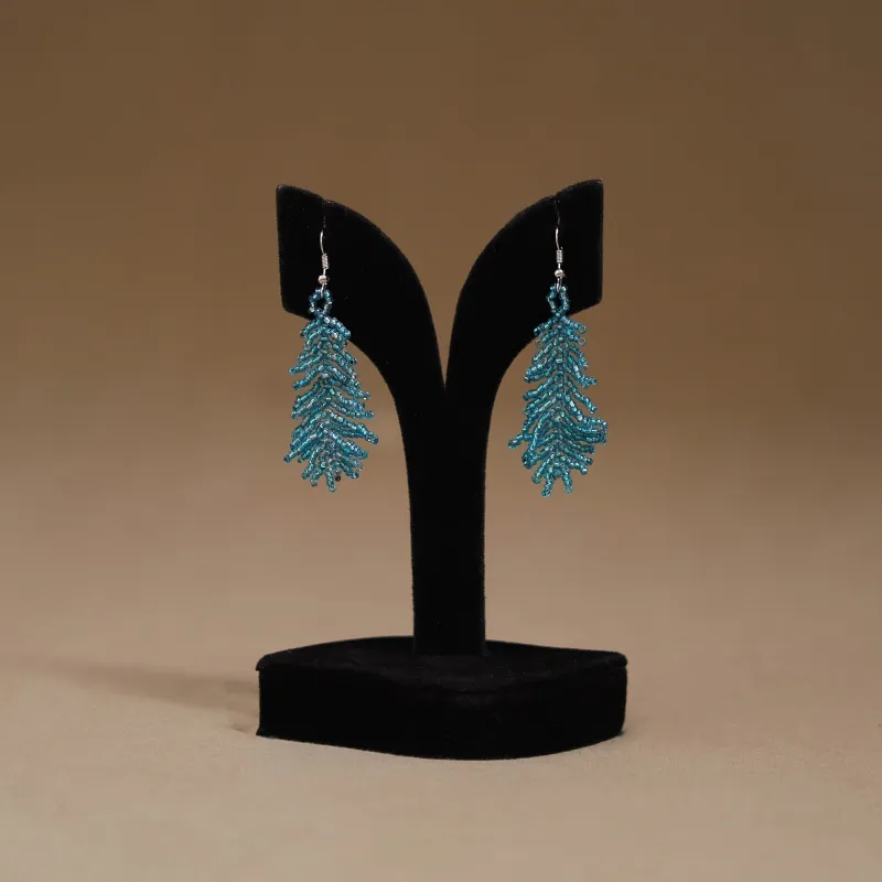 Blue - Handmade Beadwork Earrings 04 made by Itokri