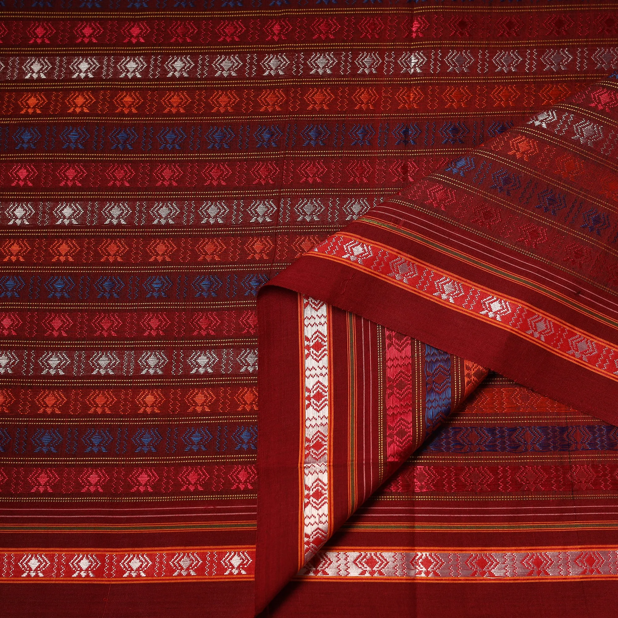 Khun Weave Silk Cotton Fabric 05 sold by Itokri product image thumbnail 3