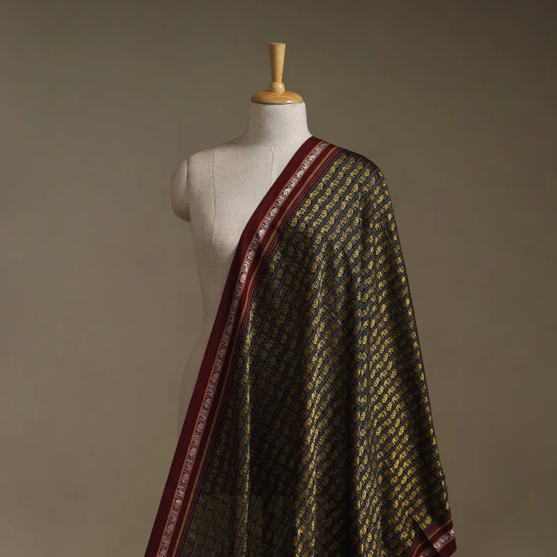 Yellow - Khun Weave Silk Cotton Fabric 04 made by Itokri