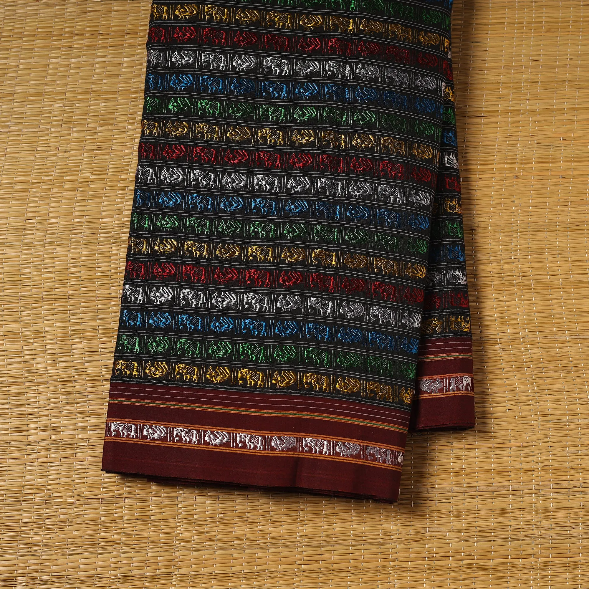 Multicolor - Khun Weave Silk Cotton Fabric 01 sold by Itokri product image thumbnail 2