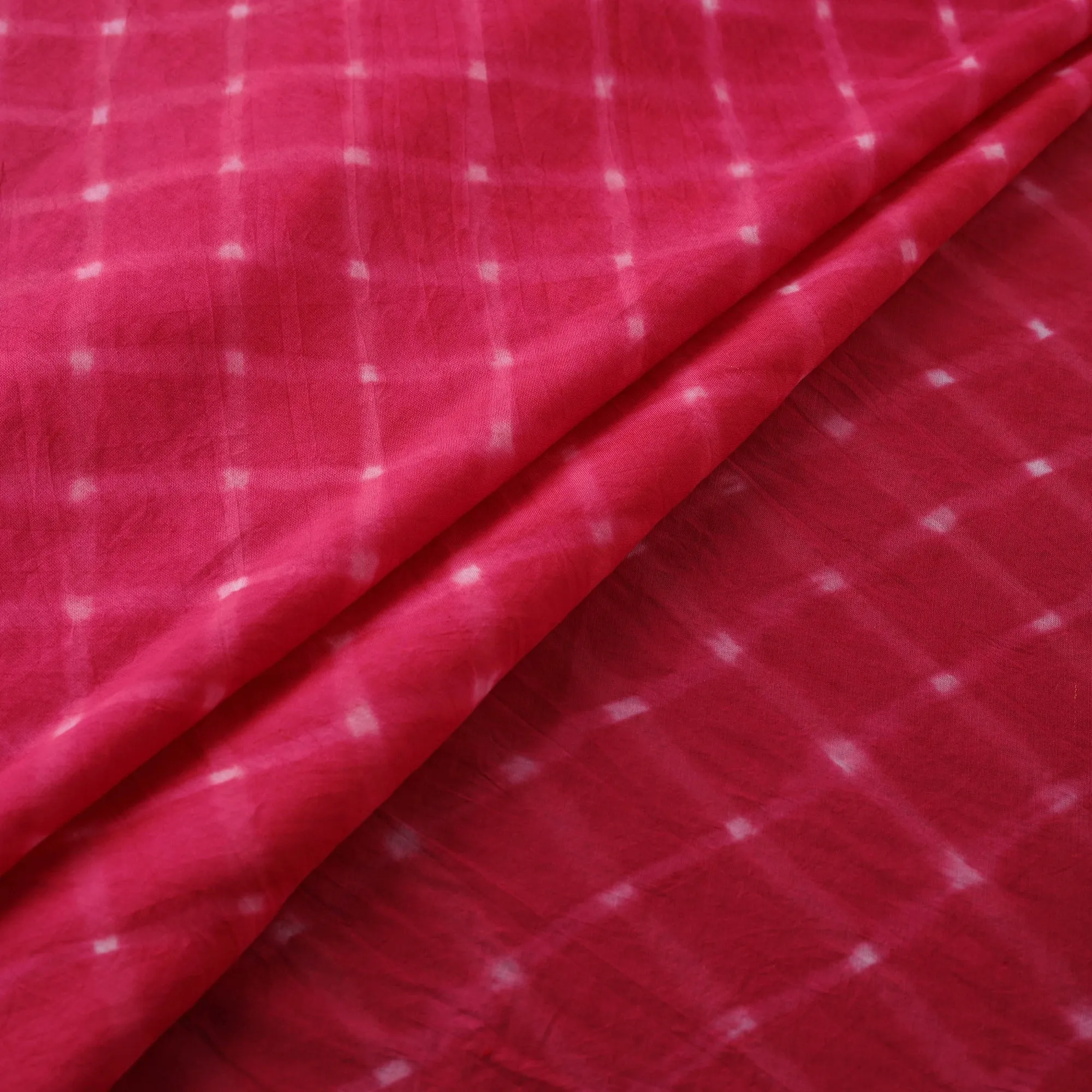 Pink - Leheriya Tie-Dye Cotton Fabric 06 sold by Itokri product image thumbnail 2