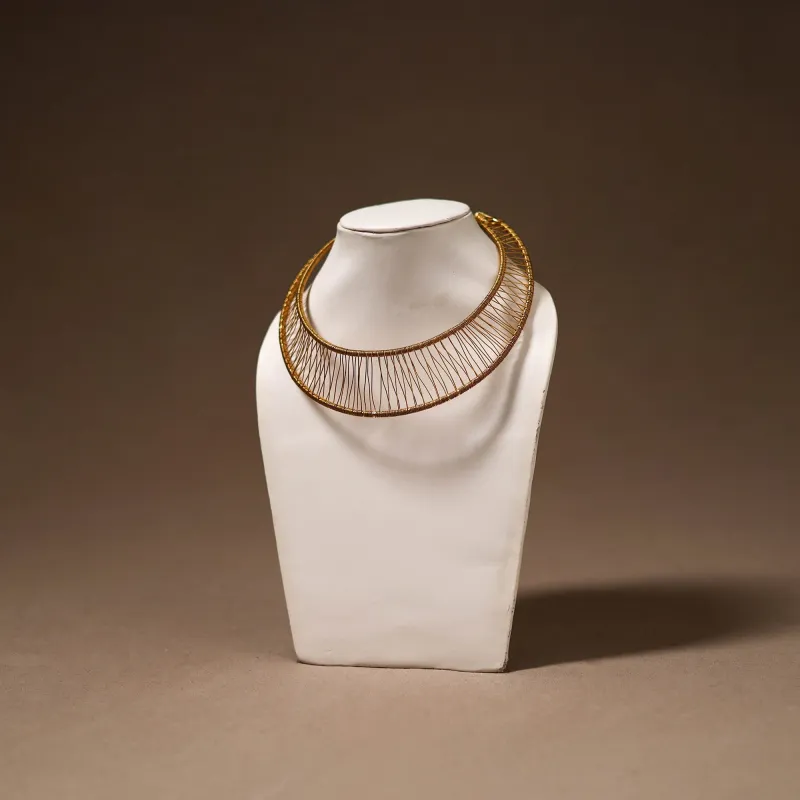 Brass Metal Handcrafted Choker Necklace 118 made by Itokri