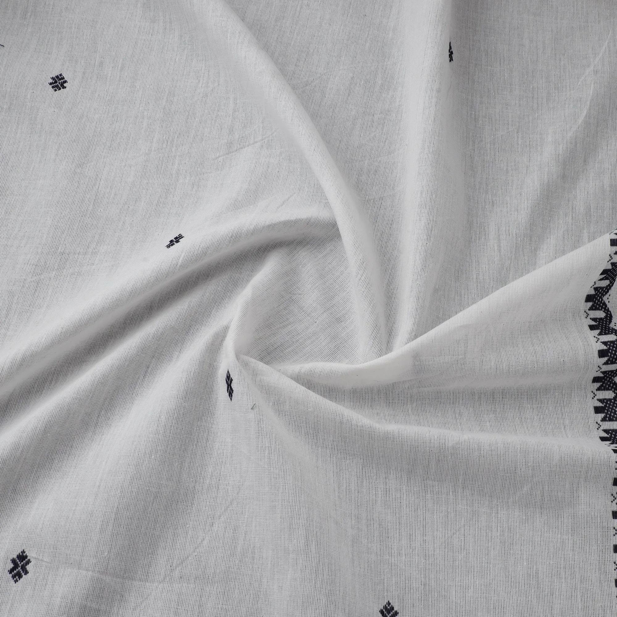 White - Prewashed Cotton Jacquard Fabric 53 sold by Itokri product image thumbnail 3