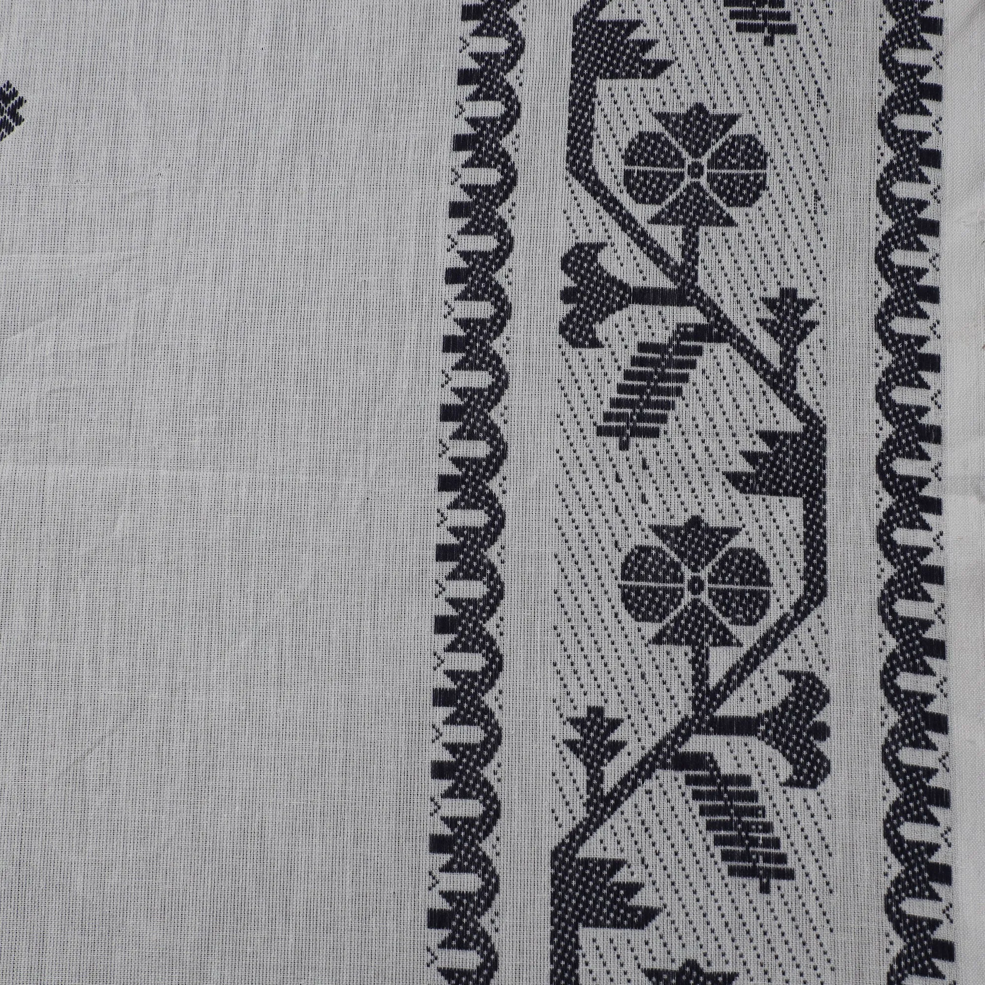 White - Prewashed Cotton Jacquard Fabric 53 sold by Itokri product image thumbnail 4