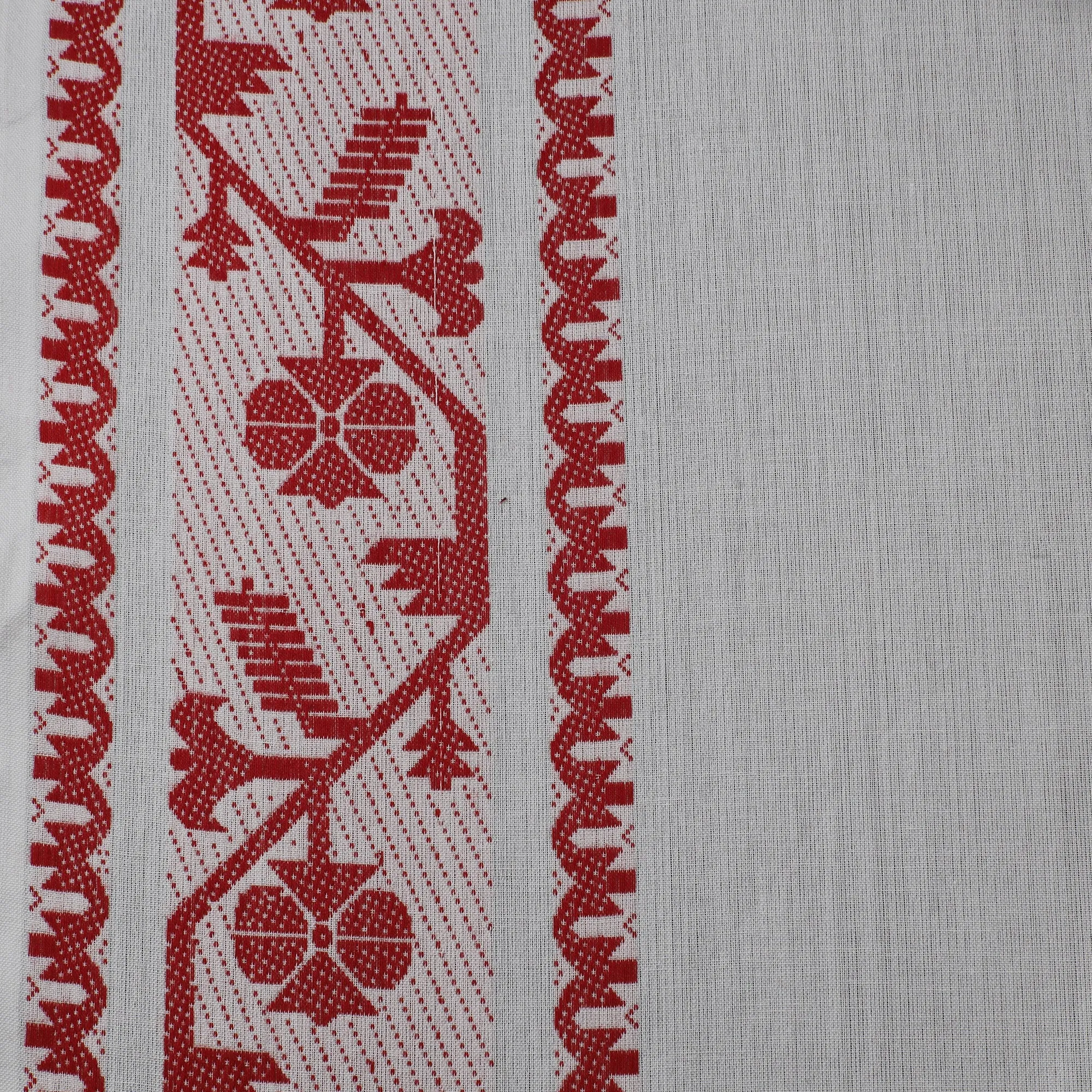 White - Prewashed Cotton Jacquard Fabric 49 sold by Itokri product image thumbnail 4