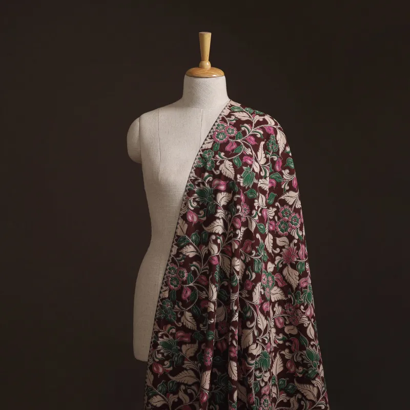 Multicolor - Kalamkari Printed Cotton Fabric 18 made by Itokri