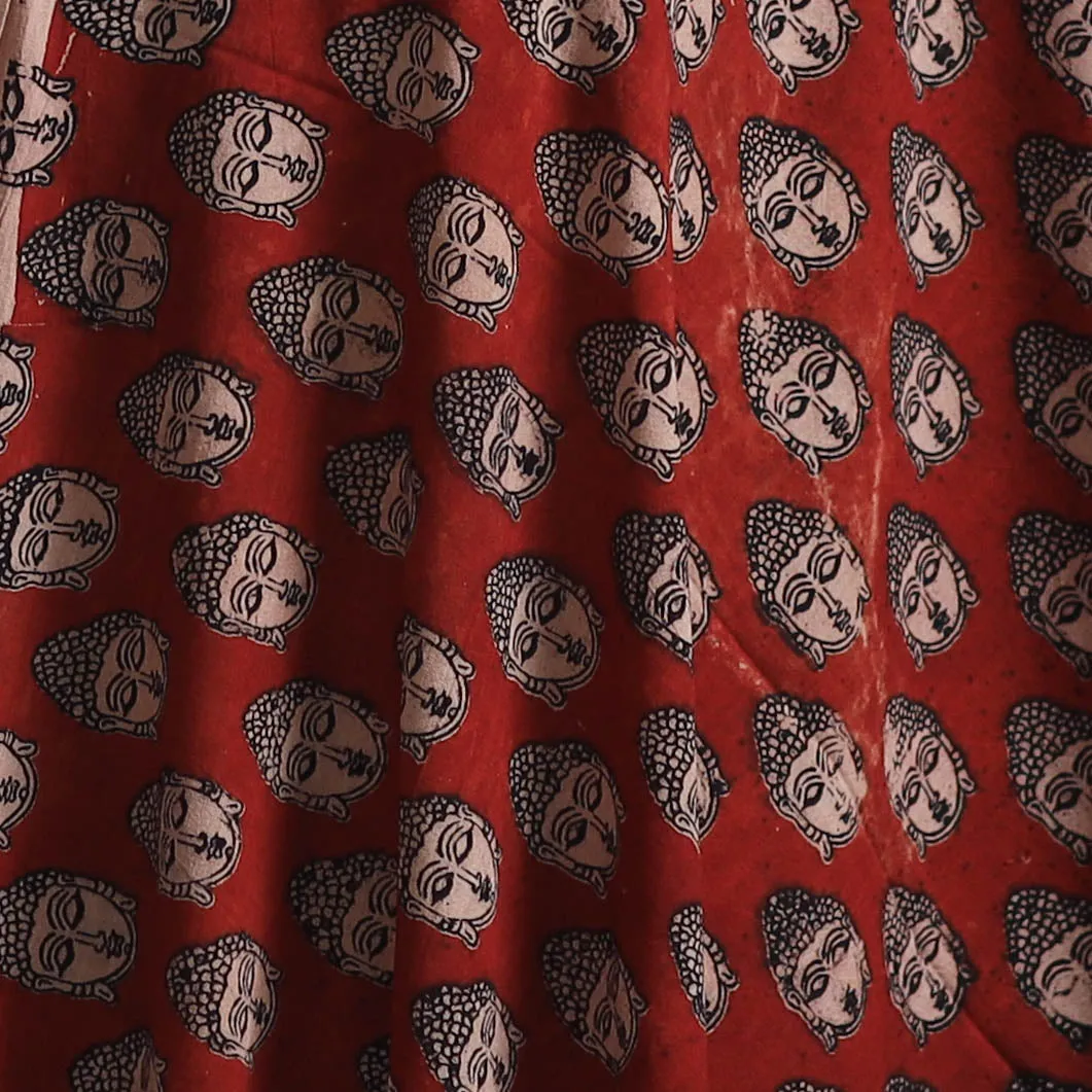 Red - Kalamkari Printed Cotton Fabric 11 sold by Itokri product image thumbnail 3