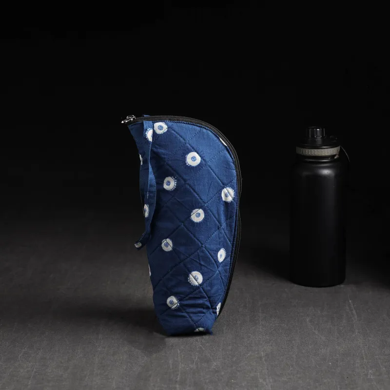 Blue - Handmade 1L Water Bottle Cover 58 made by Itokri