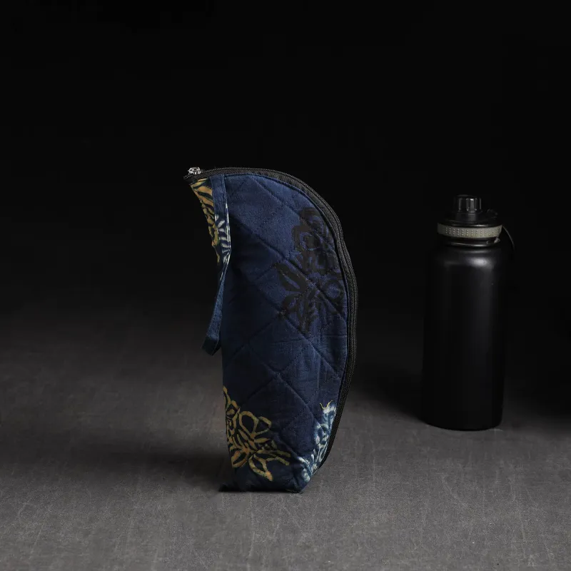Blue - Handmade 1L Water Bottle Cover 57 made by Itokri