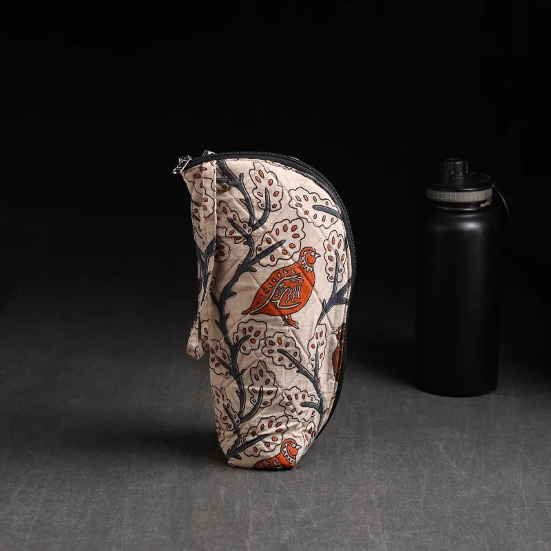 Beige - Handmade 1L Water Bottle Cover 36 made by Itokri