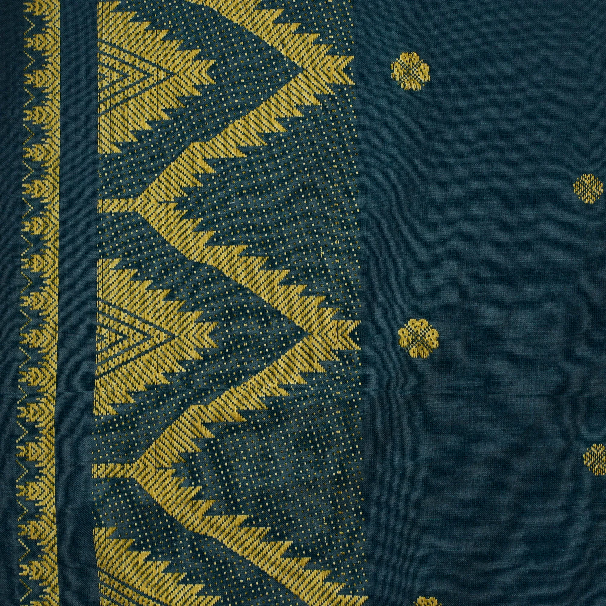 Blue - Prewashed Cotton Jacquard Fabric 42 sold by Itokri product image thumbnail 4