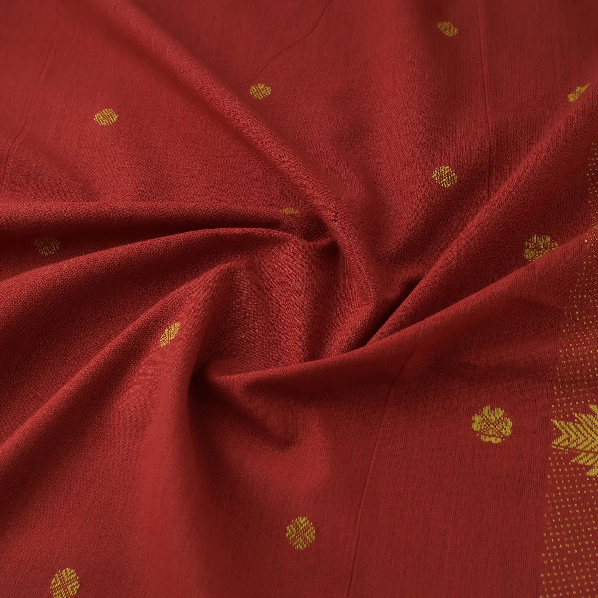 Red - Prewashed Cotton Jacquard Fabric 30 sold by Itokri product image thumbnail 3