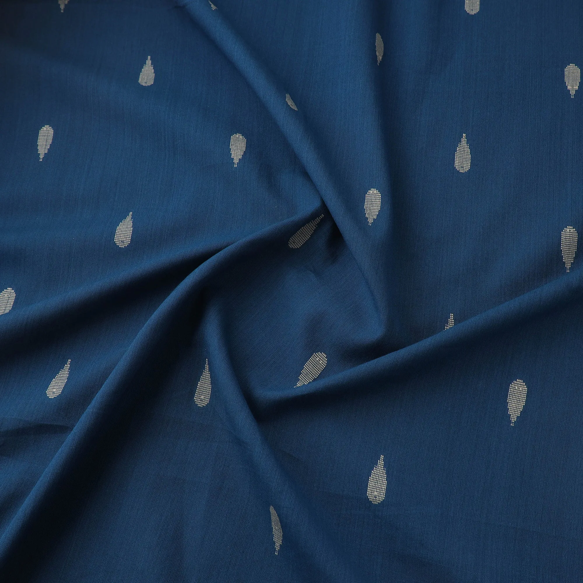Blue - Prewashed Cotton Jacquard Fabric 19 sold by Itokri product image thumbnail 3