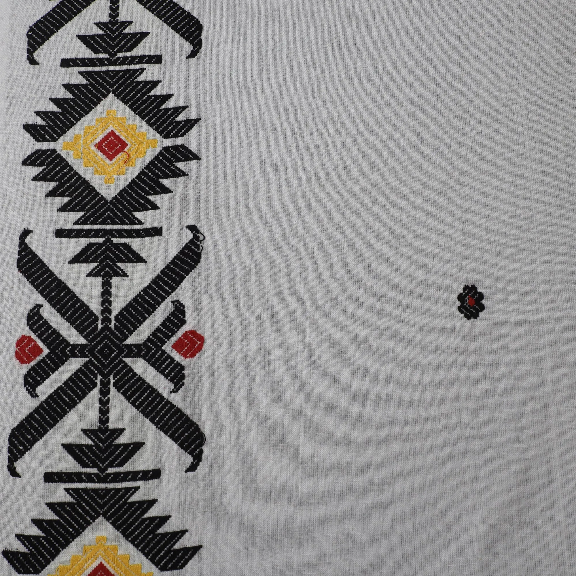 White - Prewashed Cotton Jacquard Fabric 11 sold by Itokri product image thumbnail 4