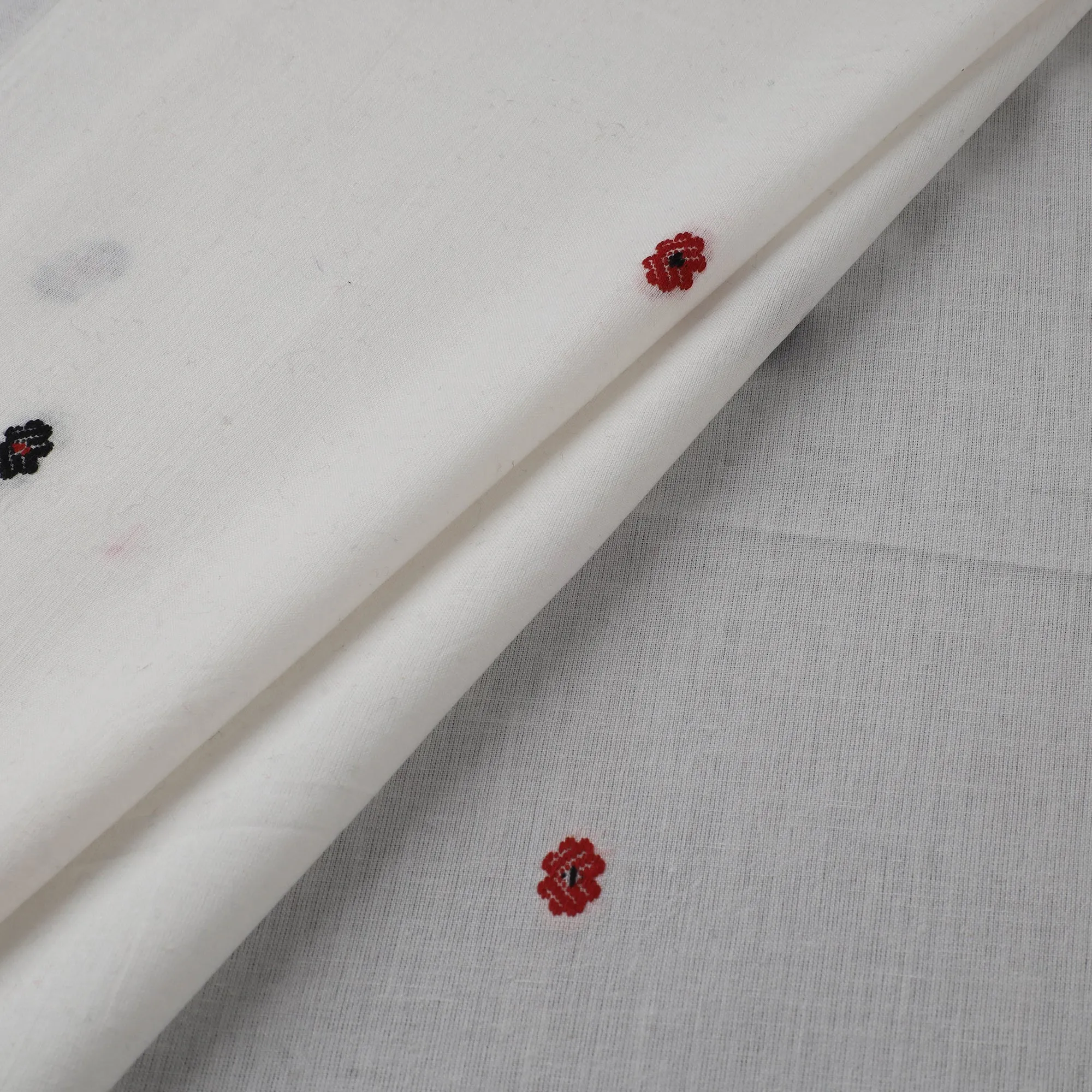 White - Prewashed Cotton Jacquard Fabric 11 sold by Itokri product image thumbnail 2