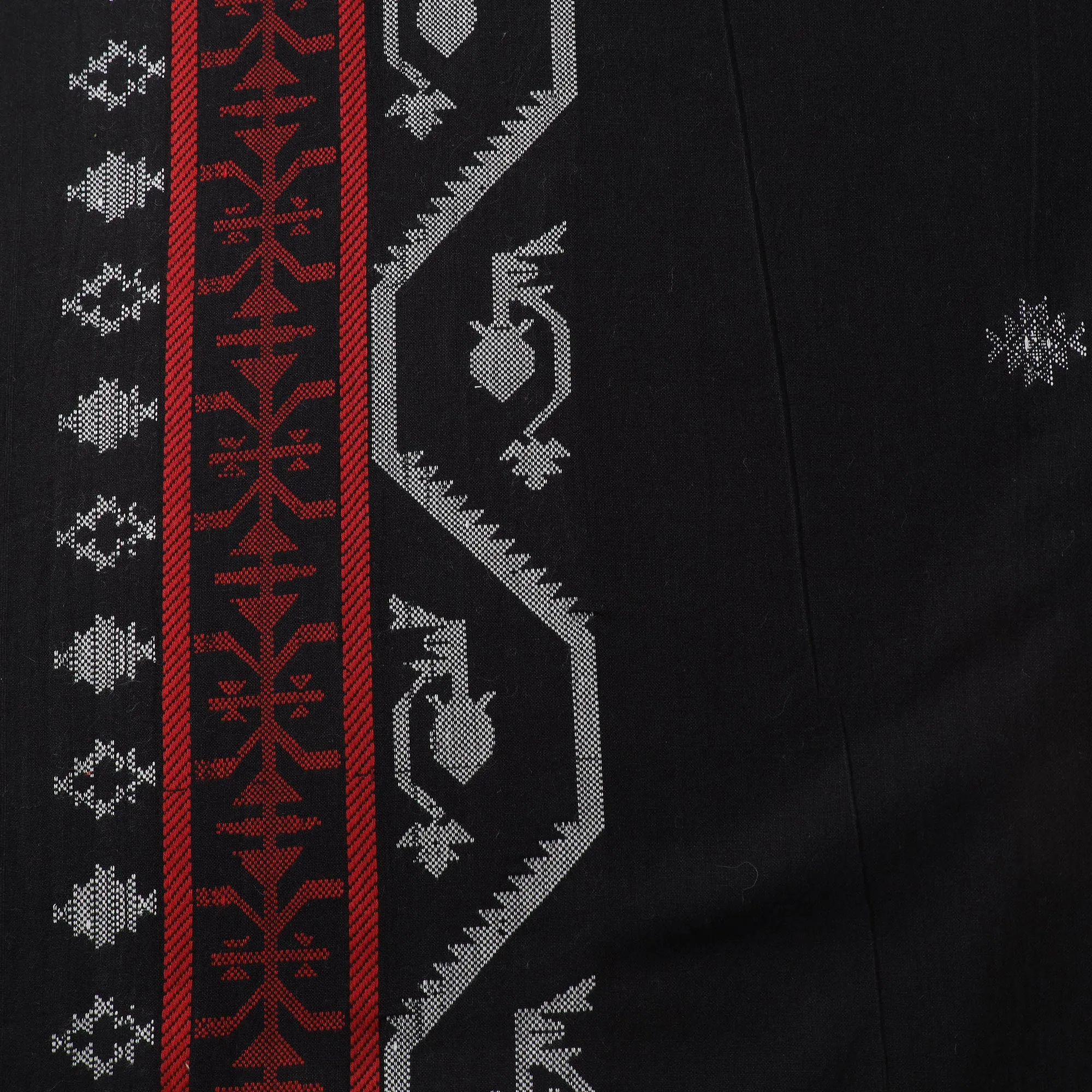 Black - Prewashed Cotton Jacquard Fabric 01 sold by Itokri product image thumbnail 4