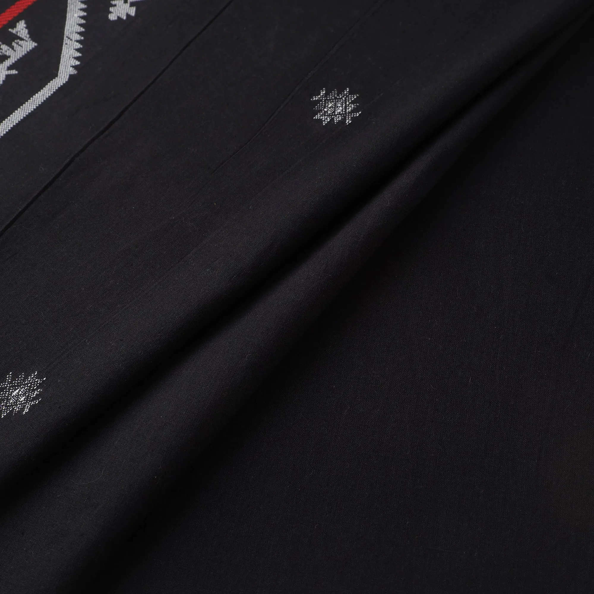 Black - Prewashed Cotton Jacquard Fabric 01 sold by Itokri product image thumbnail 2