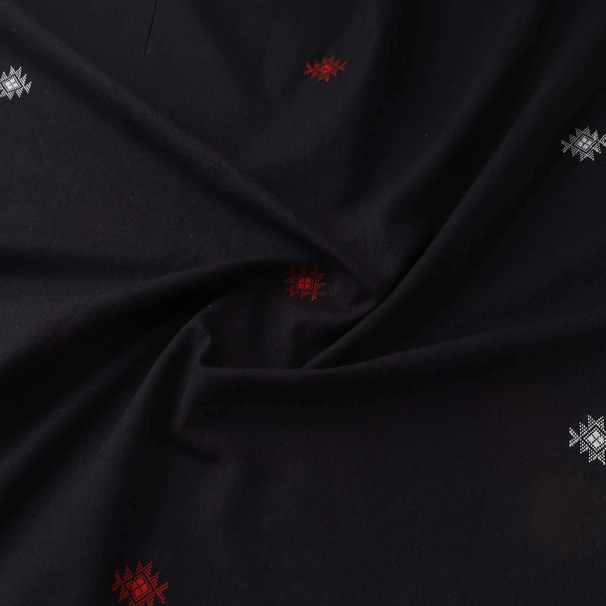 Black - Prewashed Cotton Jacquard Fabric 01 sold by Itokri product image thumbnail 3