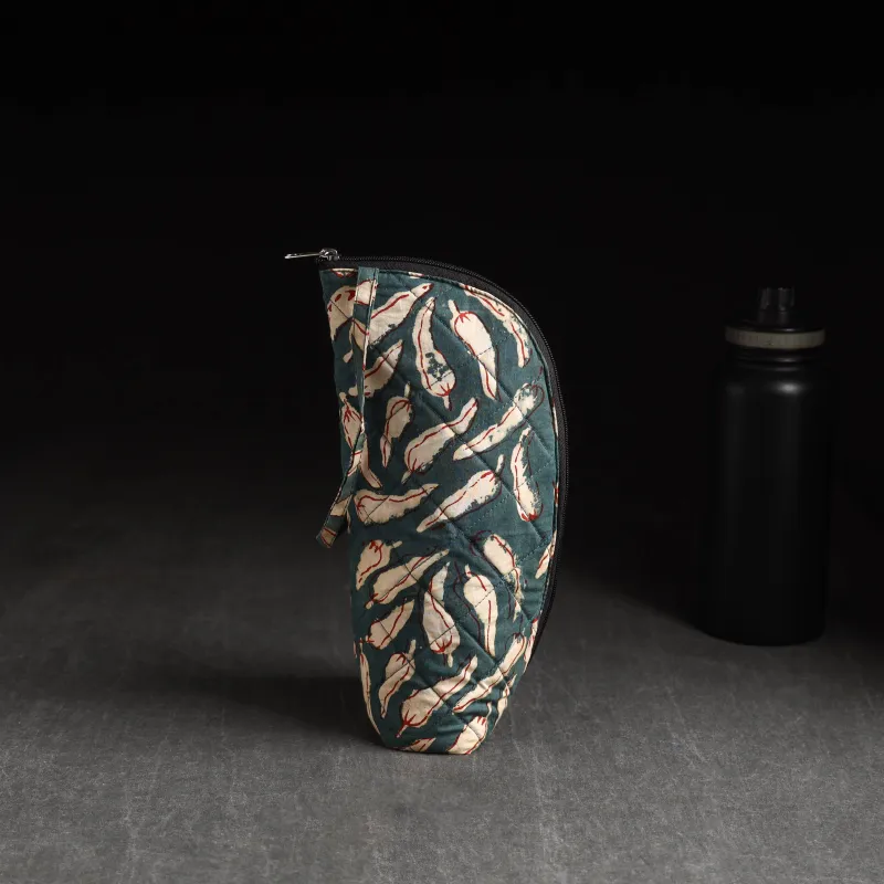 Green - Handmade 1L Water Bottle Cover 17 made by Itokri