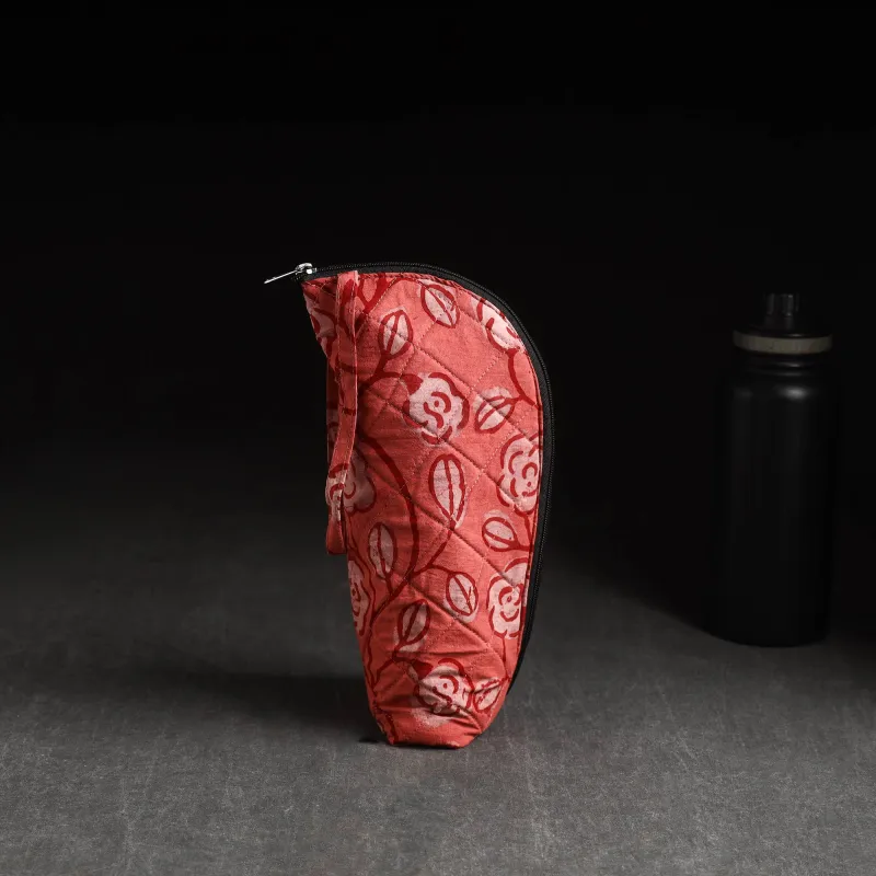 Red - Handmade 1L Water Bottle Cover 12 made by Itokri