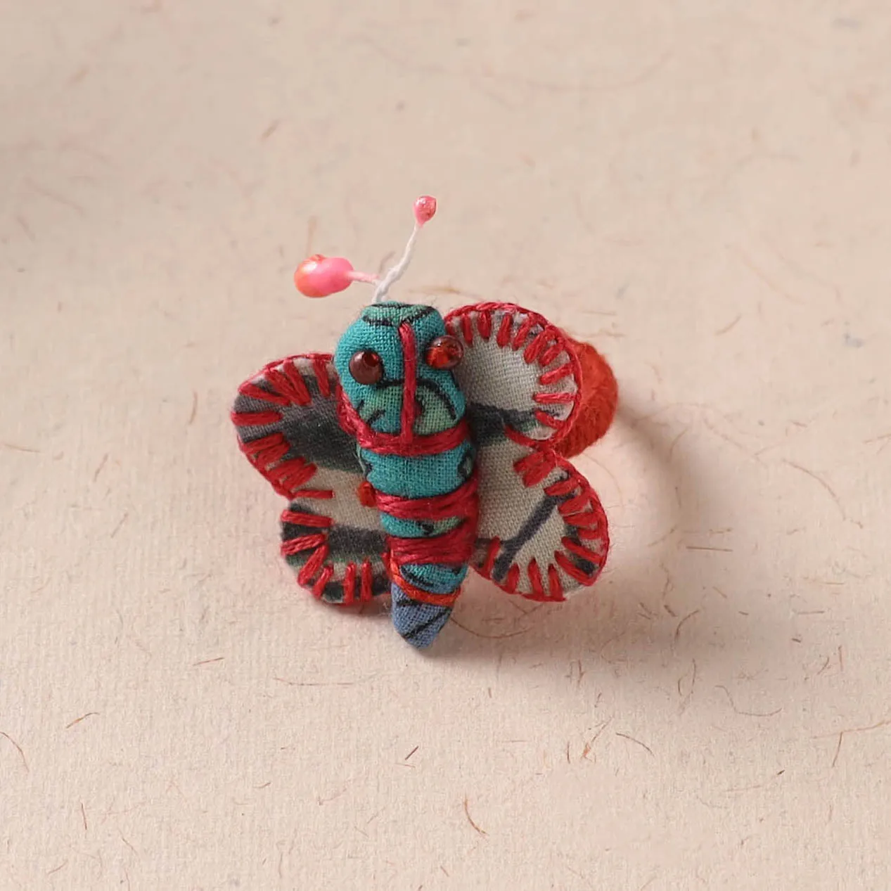 Butterfly - Handmade Fab Artwork Ring 18 sold by Itokri product image thumbnail 2