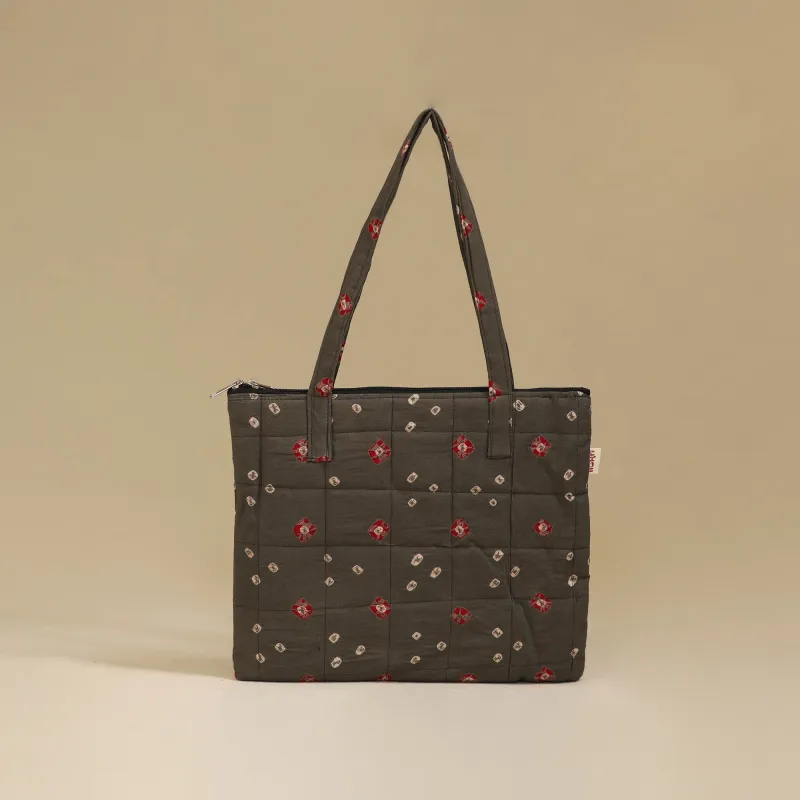 Handcrafted Cotton Quilted Handbag 42 made by Itokri