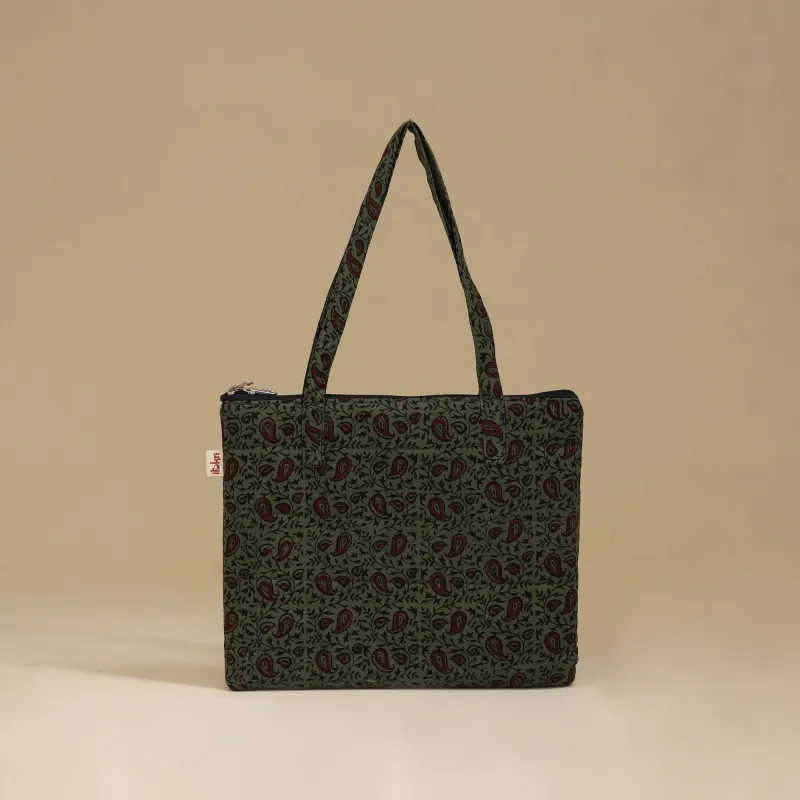 Handcrafted Cotton Quilted Handbag 08 made by Itokri