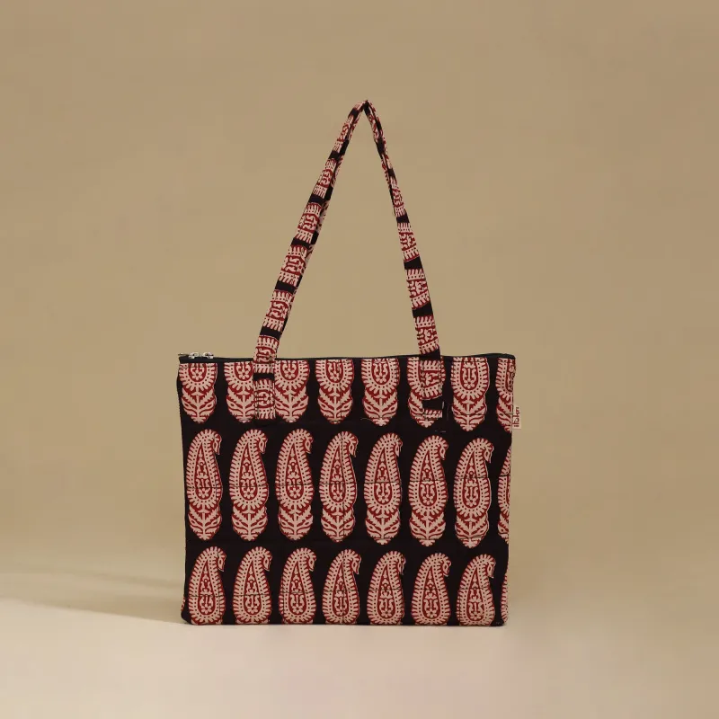 Handcrafted Cotton Quilted Handbag 17 made by Itokri