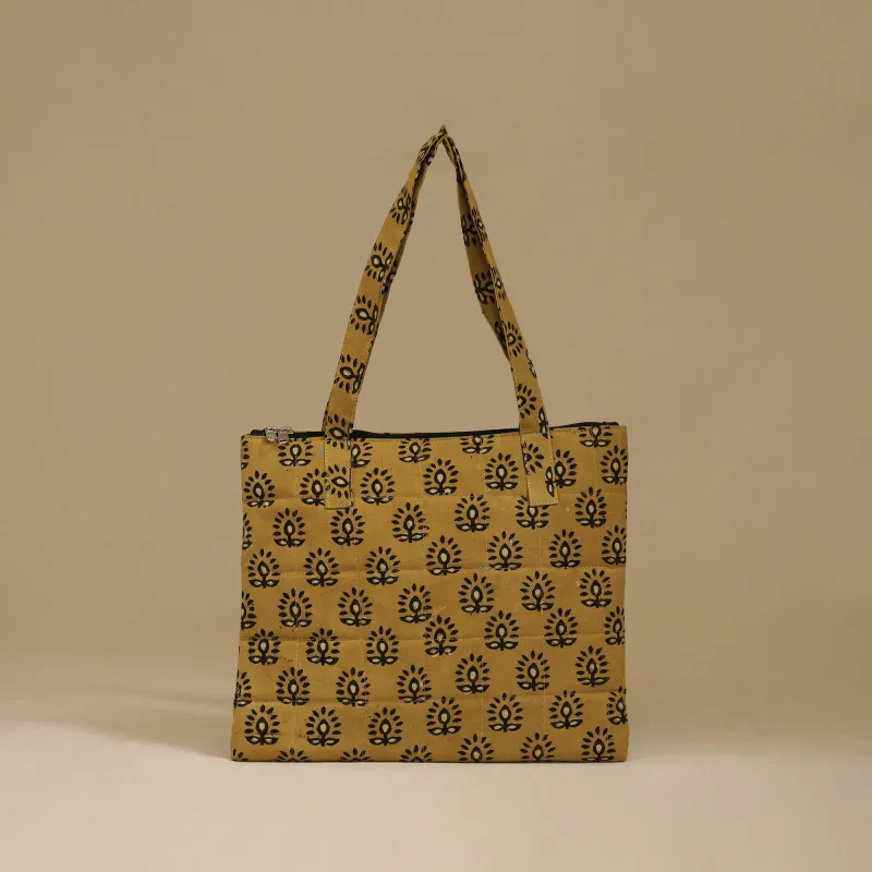 Handcrafted Cotton Quilted Handbag 04 made by Itokri
