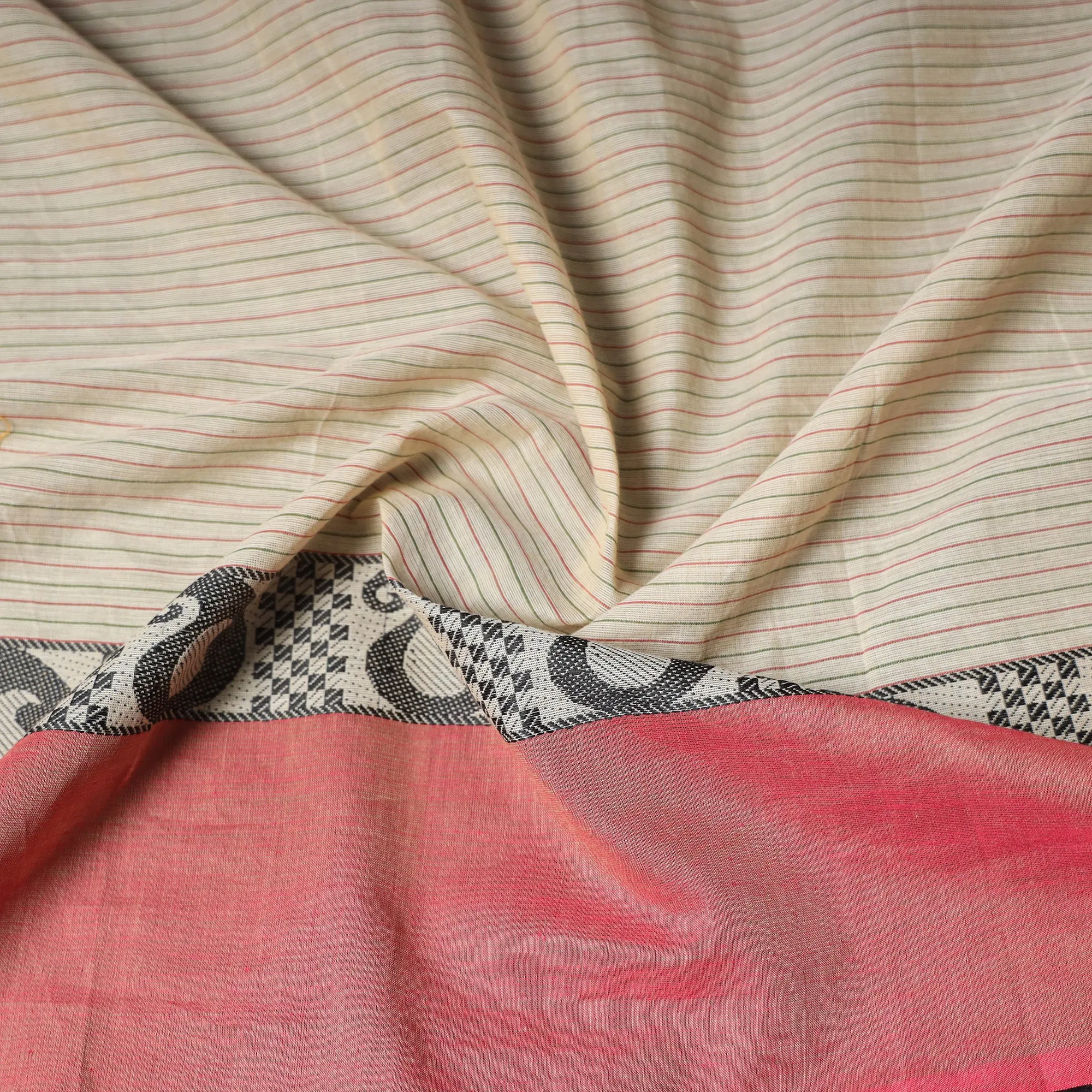 Beige - Kanchipuram Weave Cotton Blouse Piece 57 sold by Itokri product image thumbnail 3