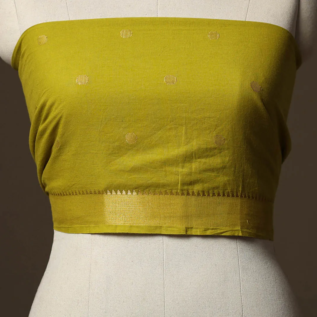 Green - Jacquard Weave Cotton Blouse Piece 40 sold by Itokri product image thumbnail 2