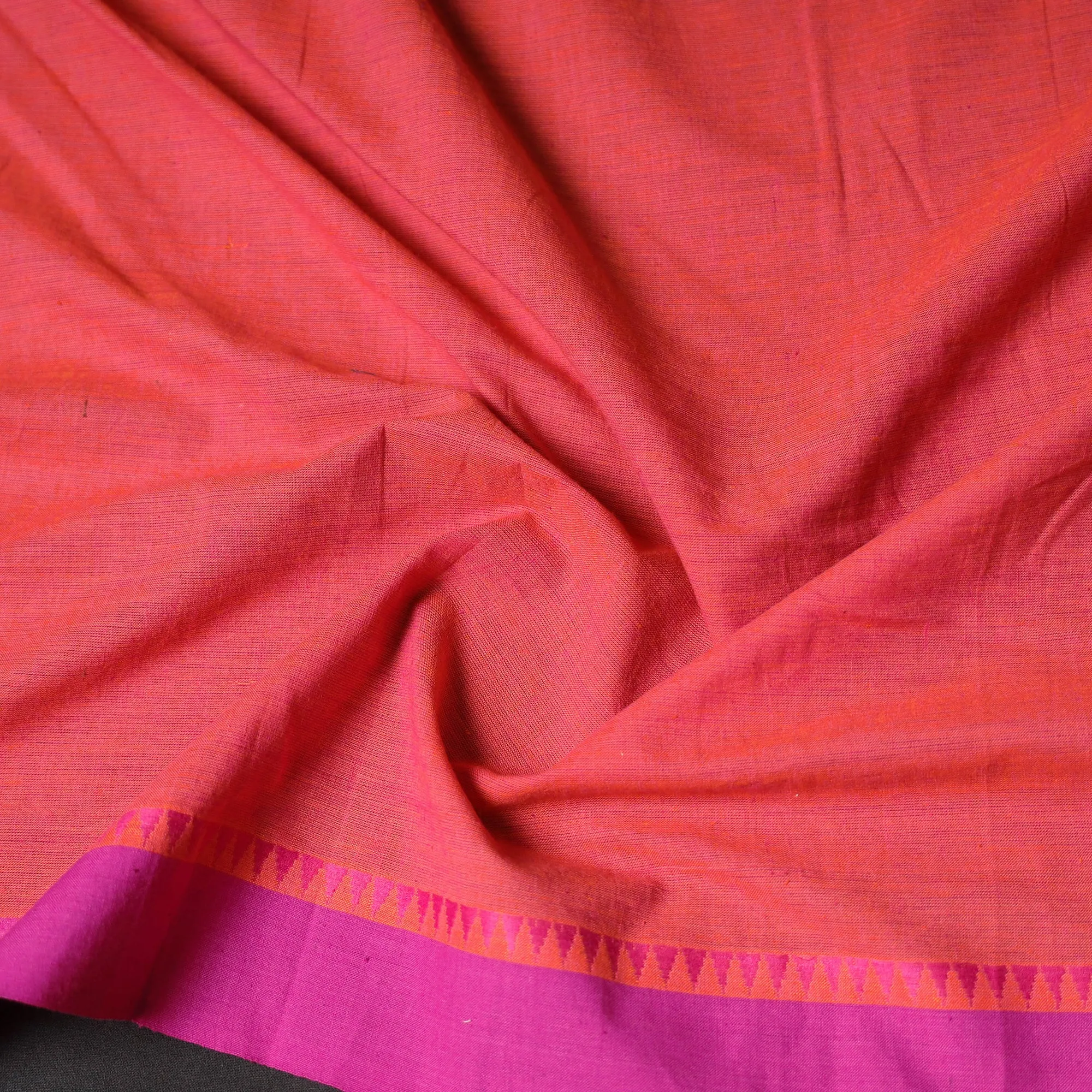 Red - Dharwad Weave Cotton Blouse Piece 27 sold by Itokri product image thumbnail 3