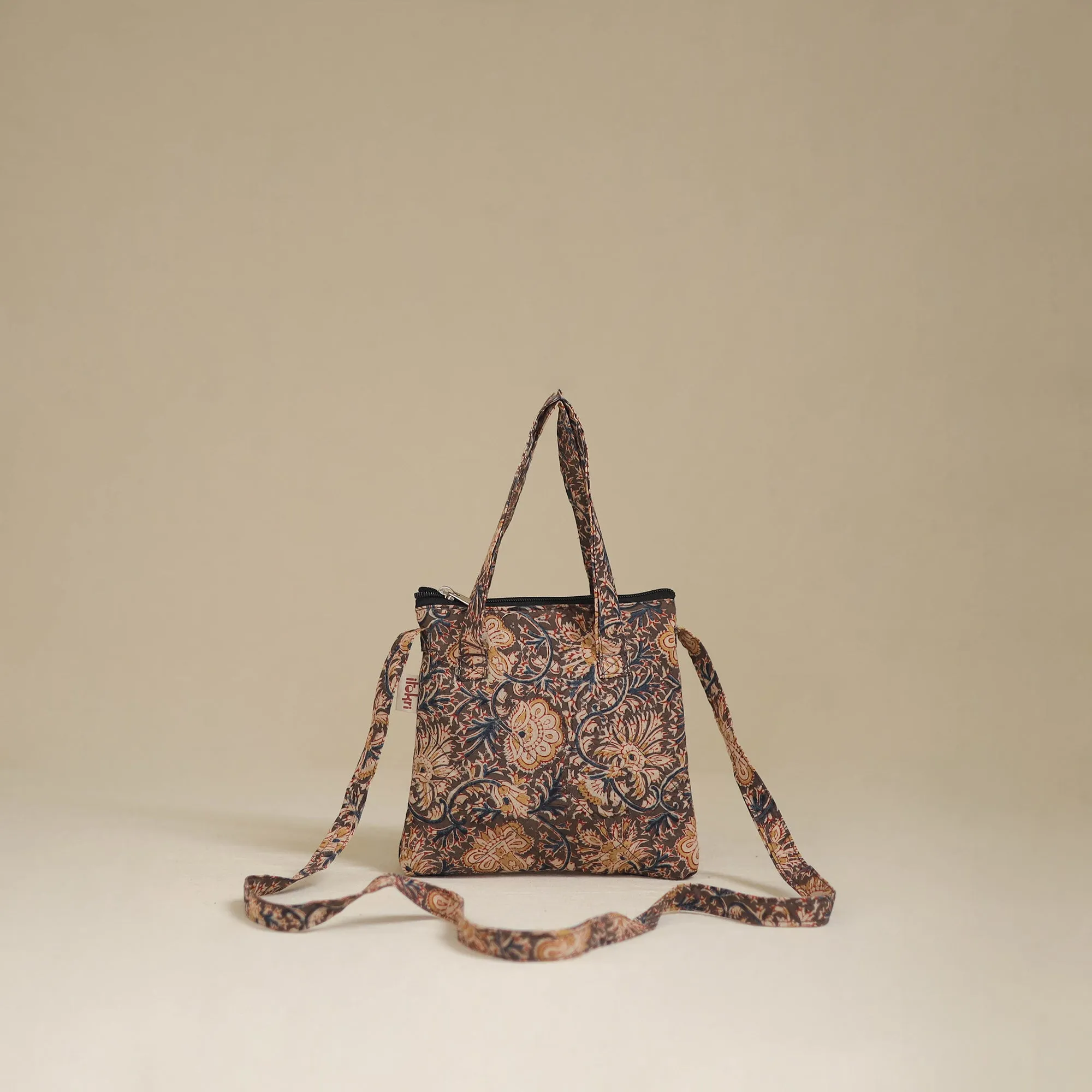 Multicolor - Handcrafted Quilted Sling Bag 45 sold by Itokri
