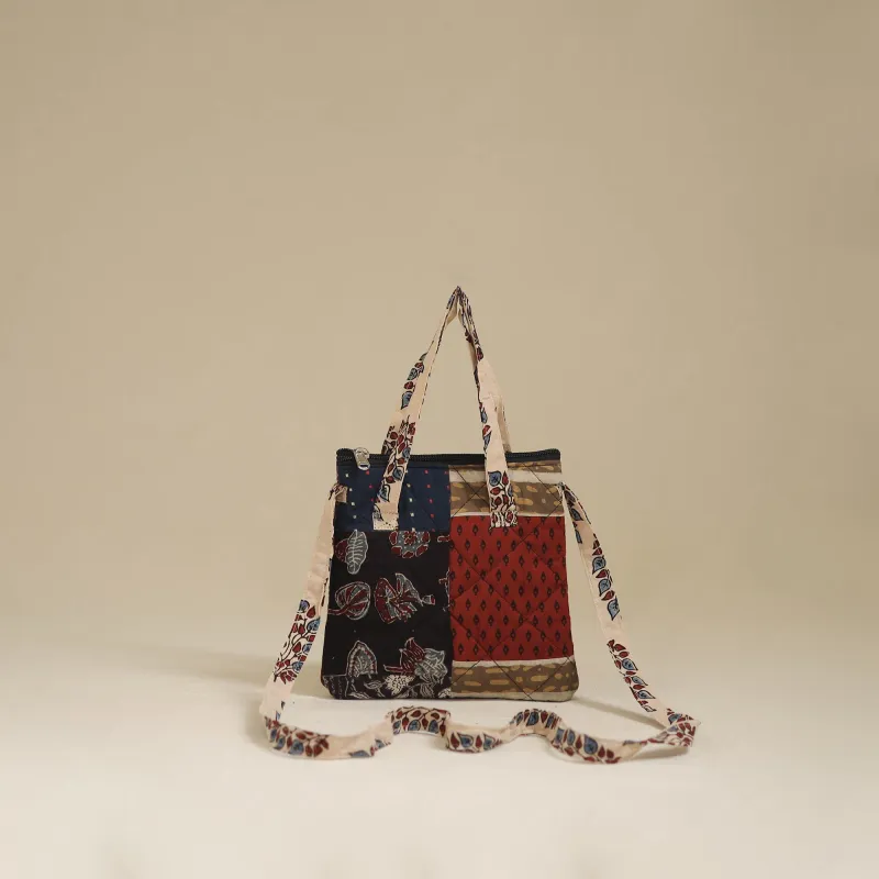 Multicolor - Handmade Quilted Patchwork Sling Bag 28 made by Itokri