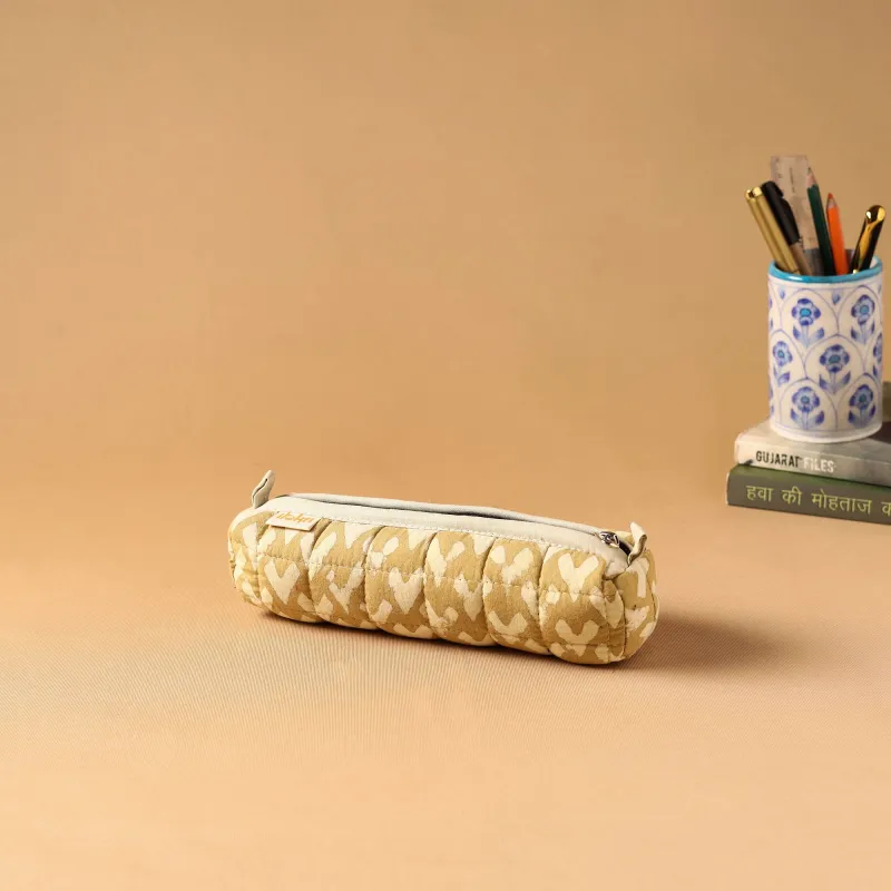 Handcrafted Quilted Pencil Pouch 35 made by Itokri