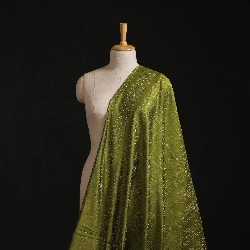 Thread Buti Spun Dupion Viscose Silk Plain Fabric 31 made by Itokri