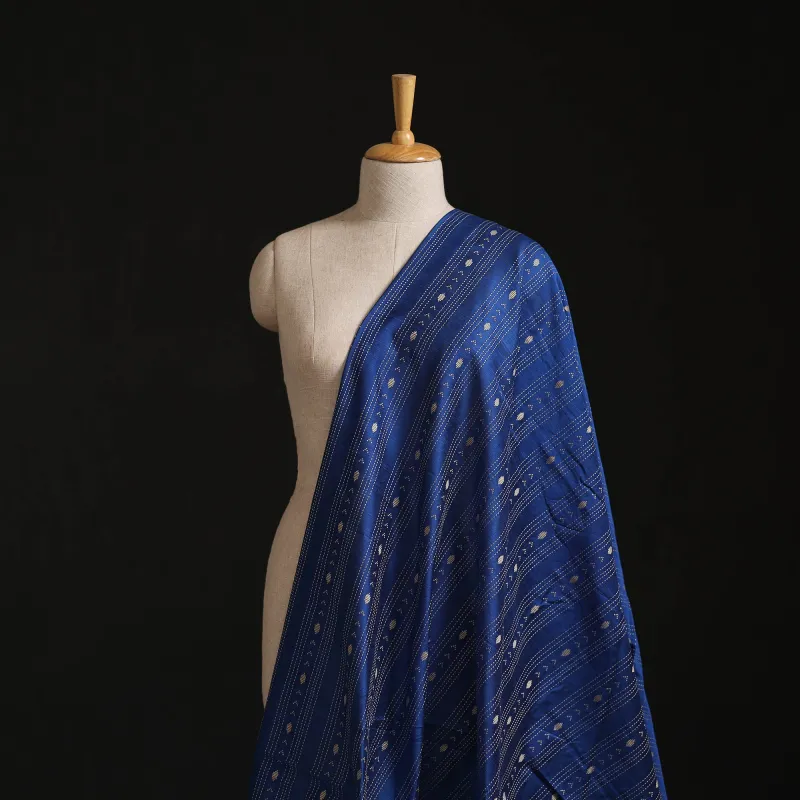 Thread Buti Spun Dupion Viscose Silk Plain Fabric 12 made by Itokri