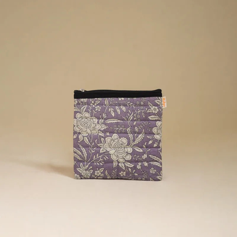 Purple - Handmade Quilted Utility Pouch 11 made by Itokri