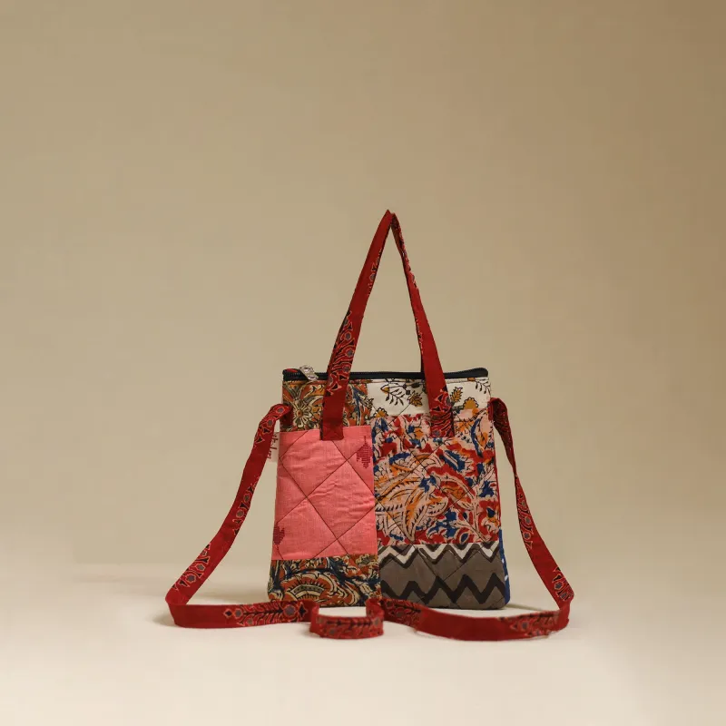 Multicolor - Handmade Quilted Patchwork Sling Bag 37 made by Itokri