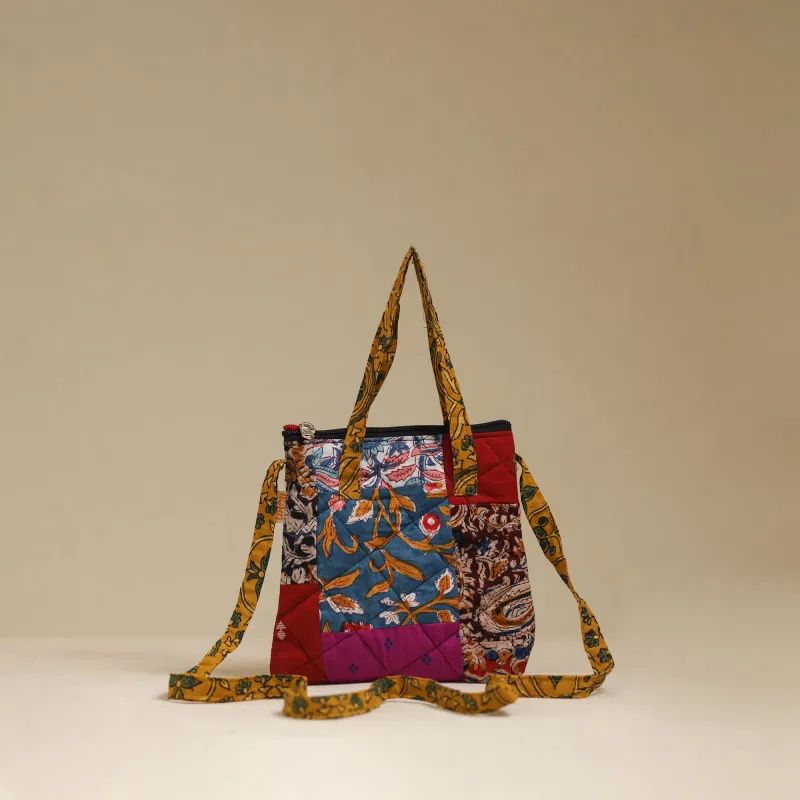 Multicolor - Handmade Quilted Patchwork Sling Bag 35 made by Itokri