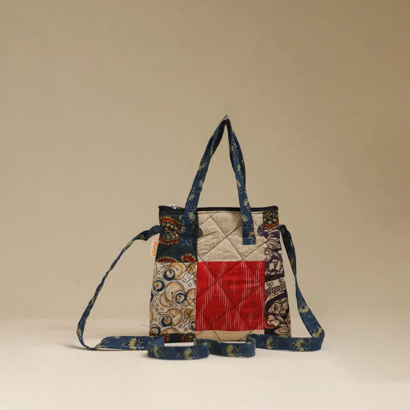 Multicolor - Handmade Quilted Patchwork Sling Bag 36 made by Itokri