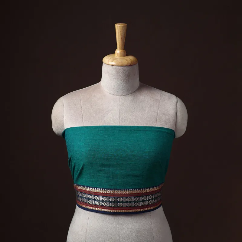 Dharwad Weave Cotton Blouse Piece 36 made by Itokri