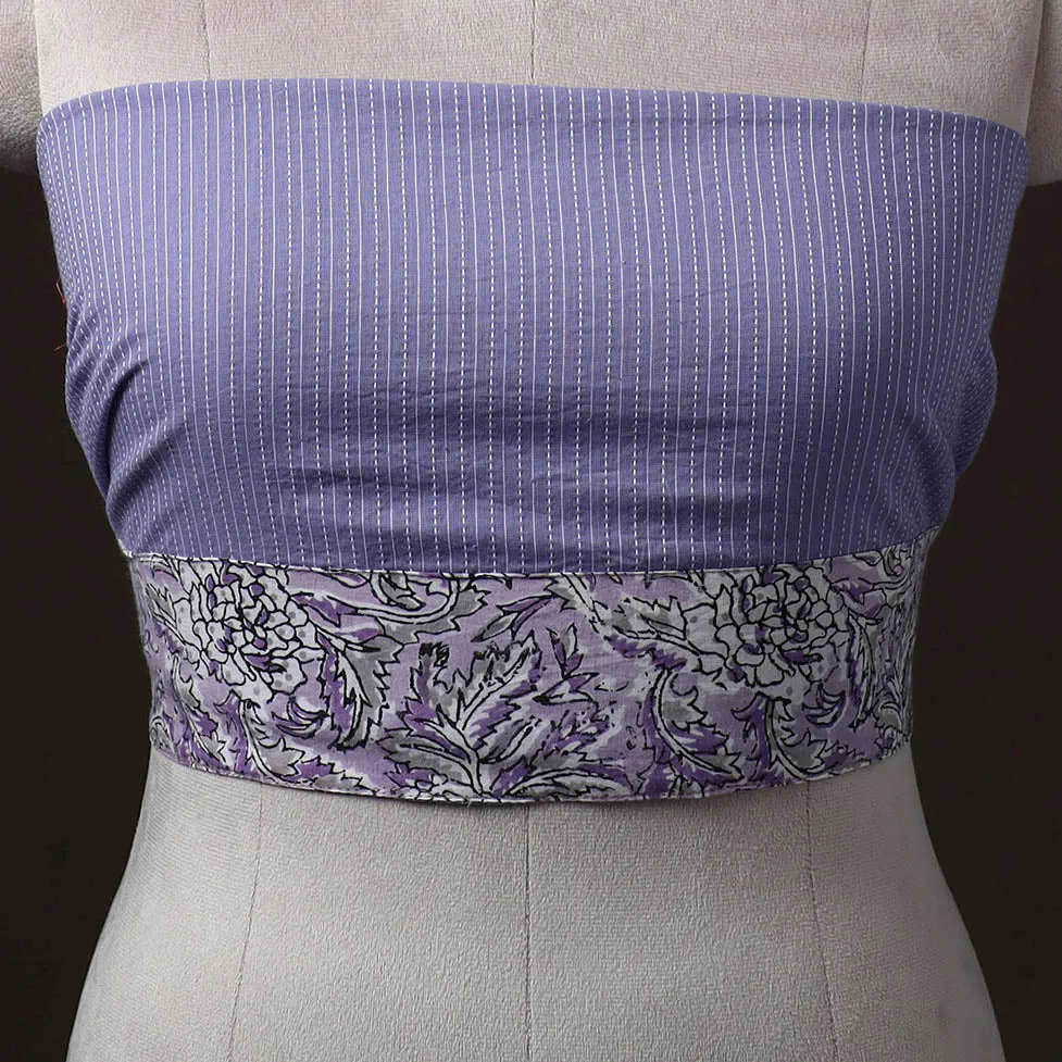 Running Stitch Plain Cotton Blouse Piece 25 sold by Itokri product image thumbnail 2