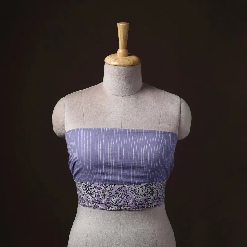 Running Stitch Plain Cotton Blouse Piece 25 made by Itokri