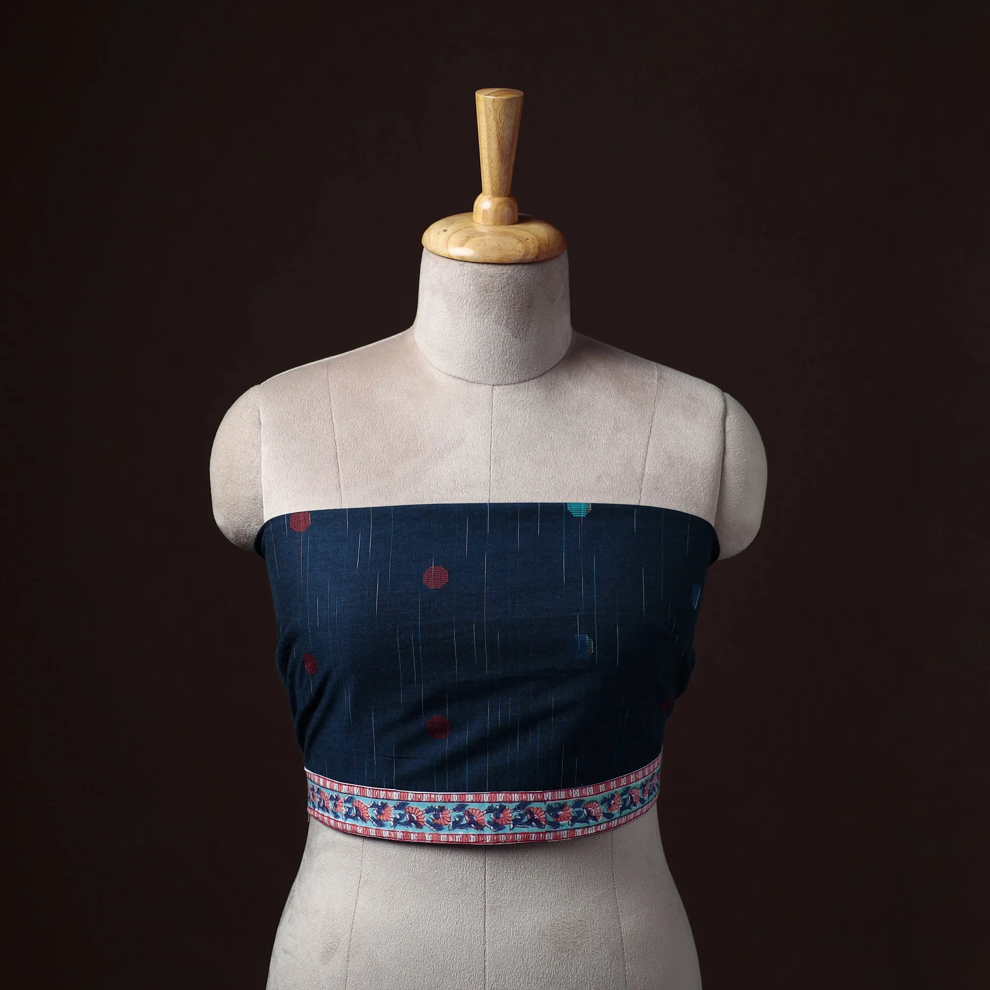 Jacquard Weave Cotton Blouse Piece 16 sold by Itokri