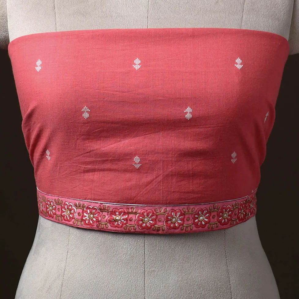 Pink - Jacquard Weave Cotton Blouse Piece 09 sold by Itokri product image thumbnail 2